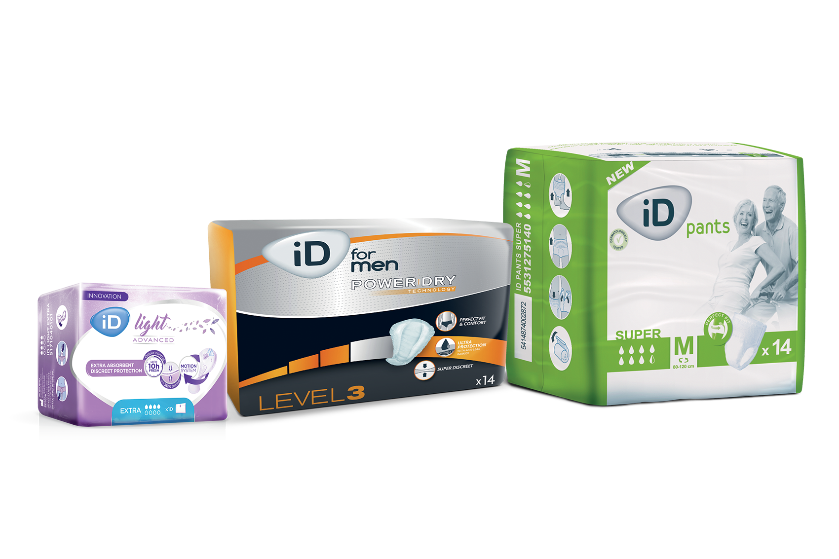 iD Incontinence Pads