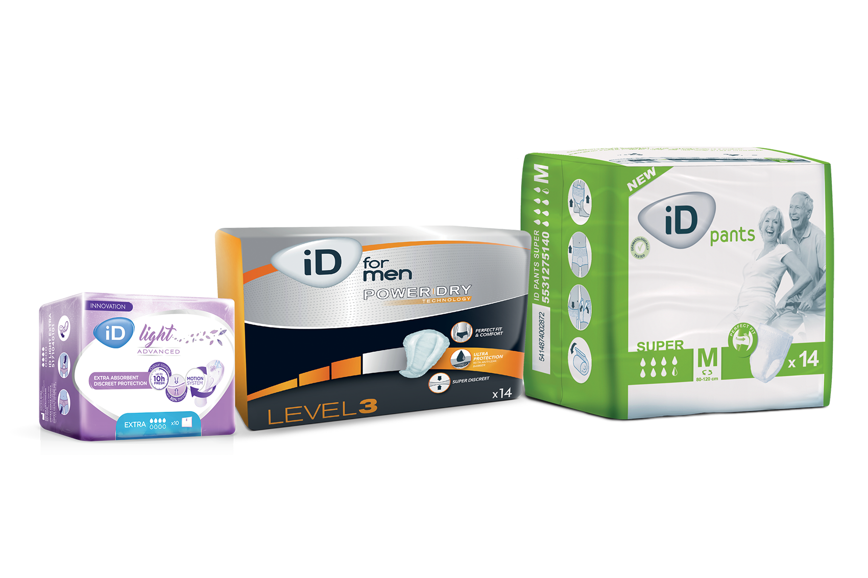 iD Incontinence Pads